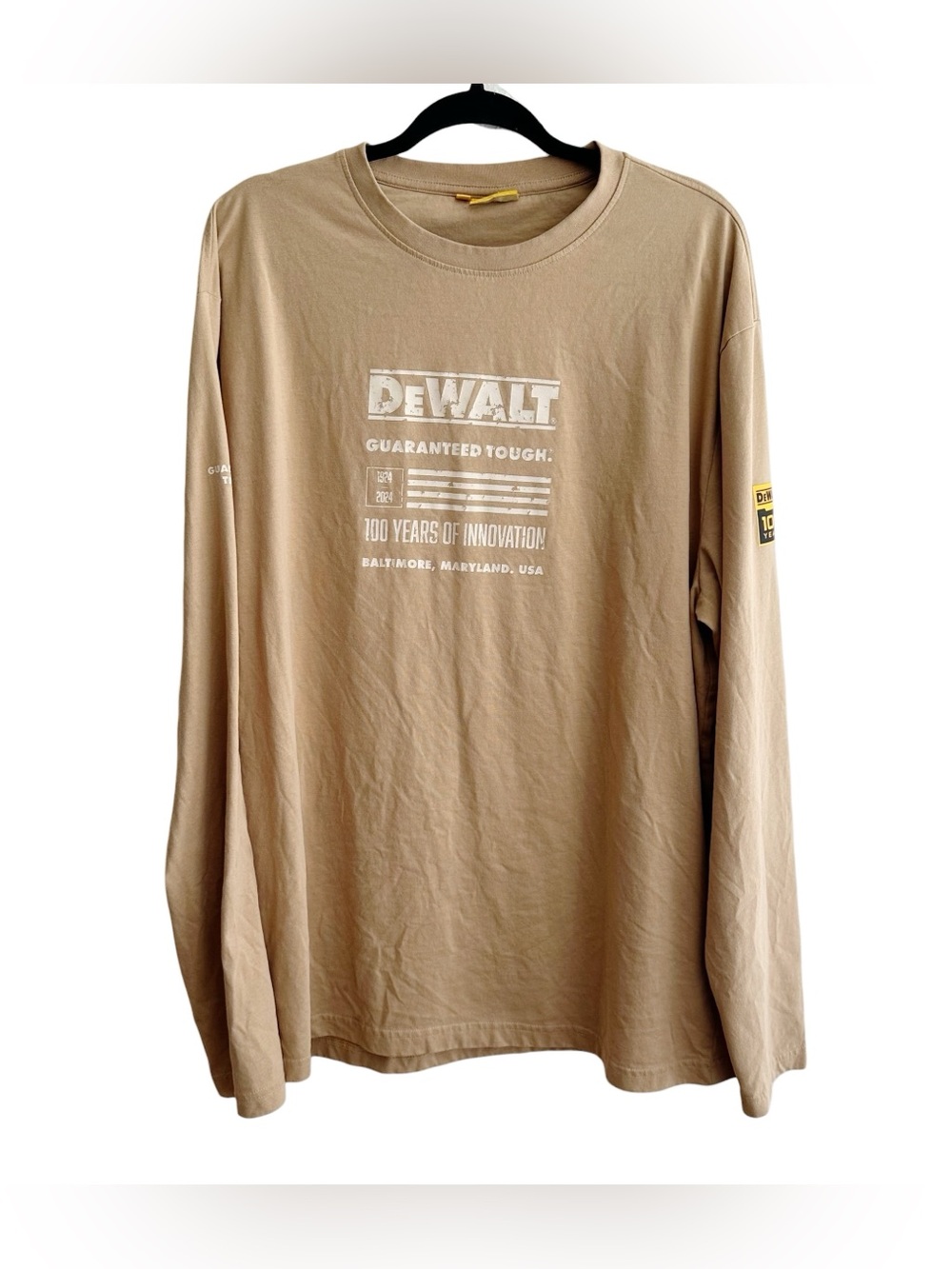 Dewalt Long Sleeve 100 Years of Innovation Crewneck Top
